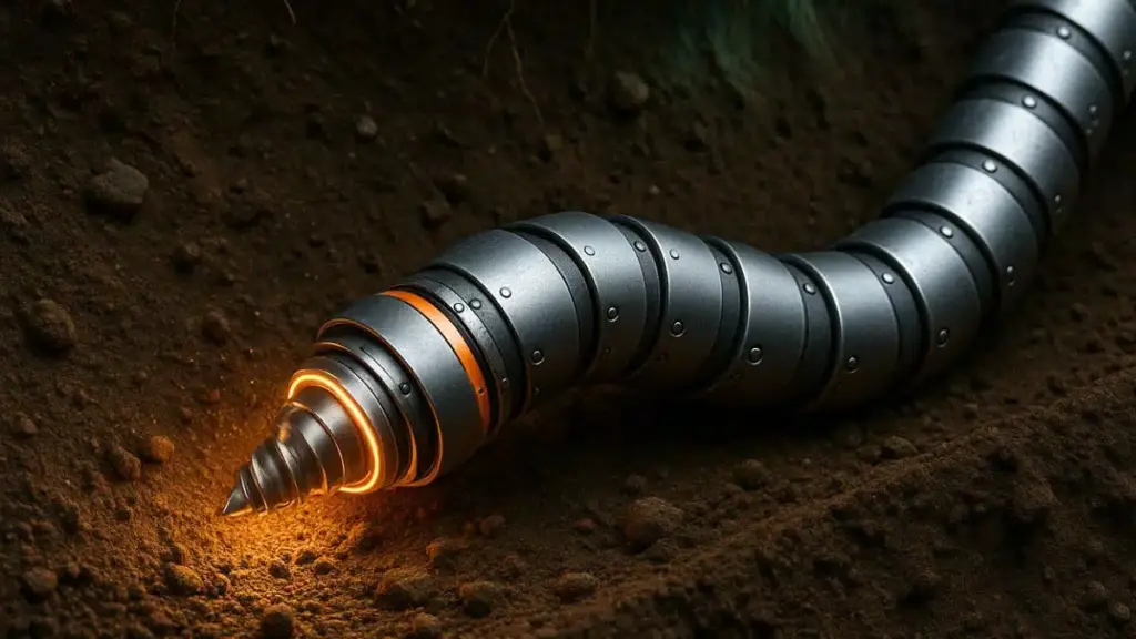 Tento hadí robot, který dokáže hrabat jako žížala, dokáže zakopat elektrické vedení rekordní rychlostí a za mnohem nižší cenu.