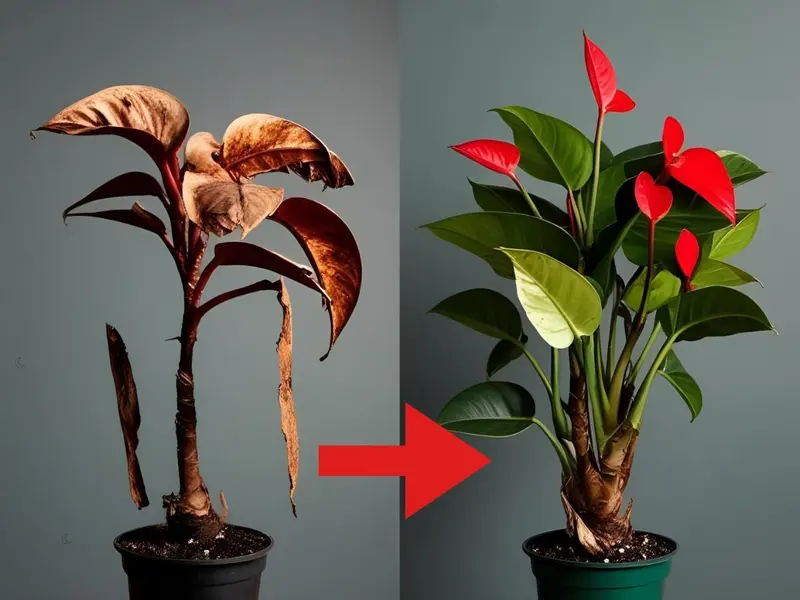 Jak oživit nemocný anthurium: 3 spolehlivé triky, které přimějí vaši „flamingovou květinu“ rozkvést barvami a listy.